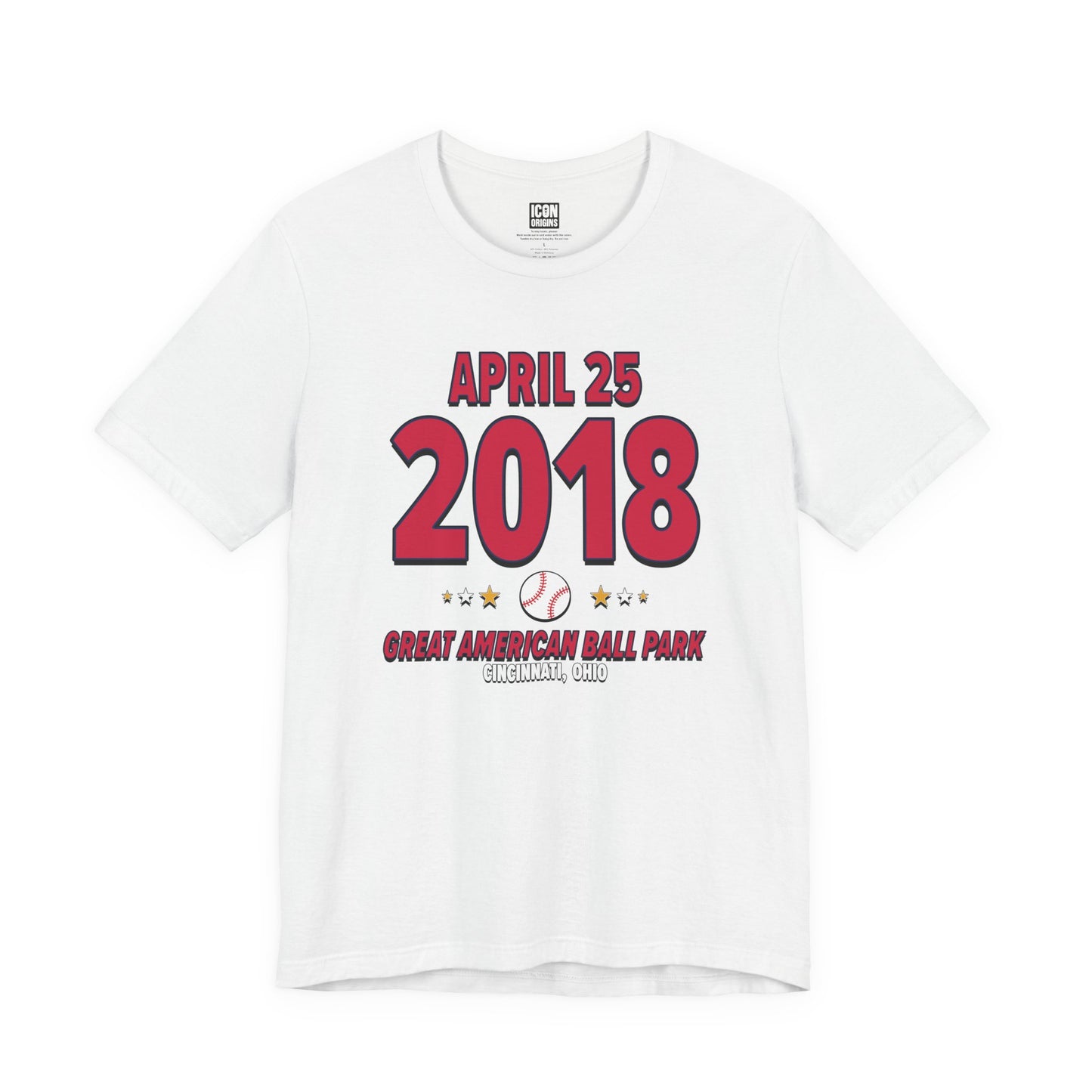 Atlanta Baseball – April 25, 2018 – Origin Tee (Black & White)