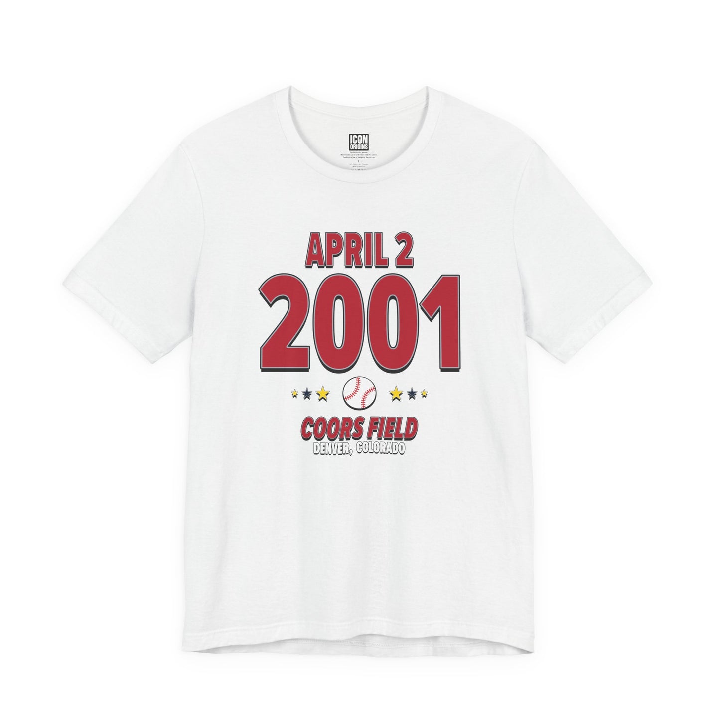 St. Louis Baseball – April 2, 2001 – Origin Tee (Black & White)