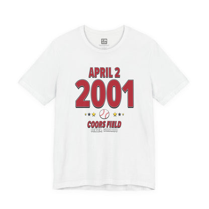 St. Louis Baseball – April 2, 2001 – Origin Tee (Black & White)