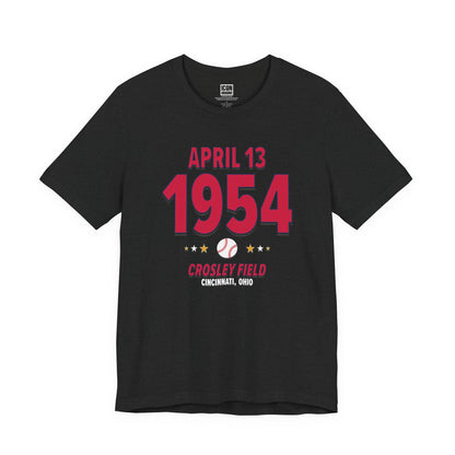 Atlanta Baseball – April 13, 1954 – Origin Tee (Black & White)