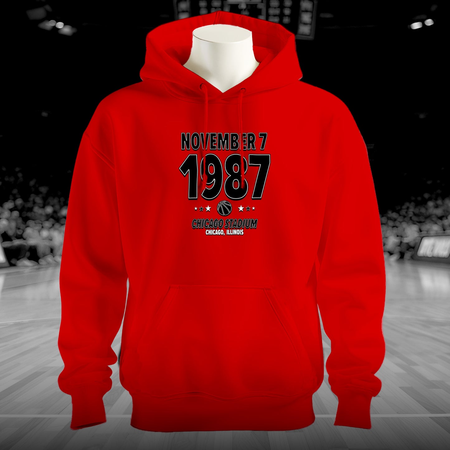 Chicago Basketball – November 7, 1987 – Hoodie