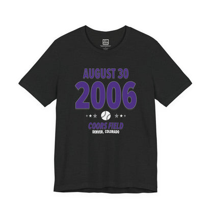 Colorado Baseball – August 30, 2006 – Origin Tee (Black & White)