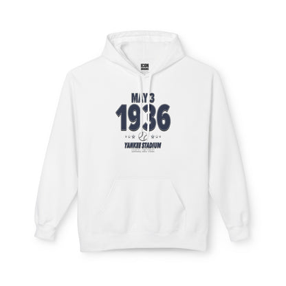 New York Baseball – May 3, 1936 – Hoodie (Black & White)