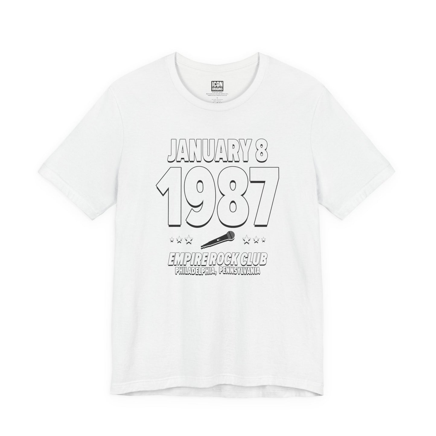 Nation of Rebels – 1987 – Origin Tee (Black & White)