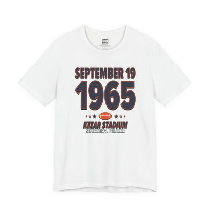 Chicago Football – September 19, 1965 – Origin Tee (Black & White)
