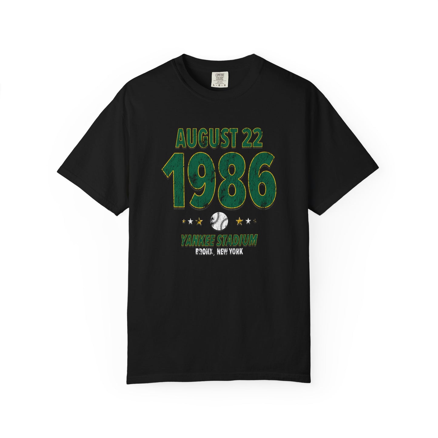 Oakland Baseball – August 22, 1986 – Comfort Colors (Black & White)
