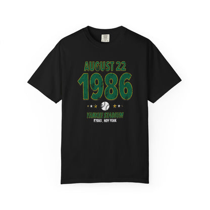 Oakland Baseball – August 22, 1986 – Comfort Colors (Black & White)