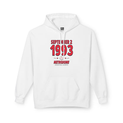Cleveland Baseball – September 2, 1993 – Hoodie (Black & White)