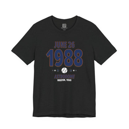 Houston Baseball – June 26, 1988 – Origin Tee (Black & White)