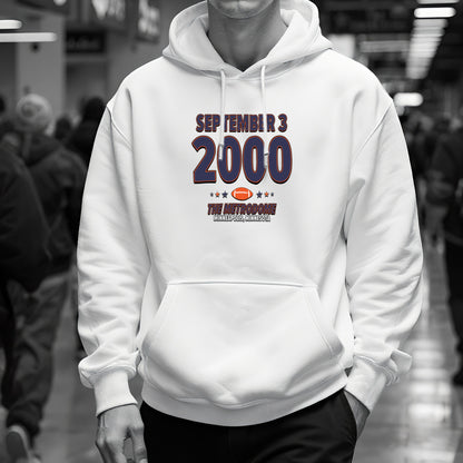Chicago Football – September 3, 2000 – Hoodie (Black & White)