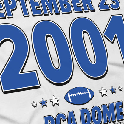 Indianapolis Football – September 23, 2001 – Origin Tee (Black & White)