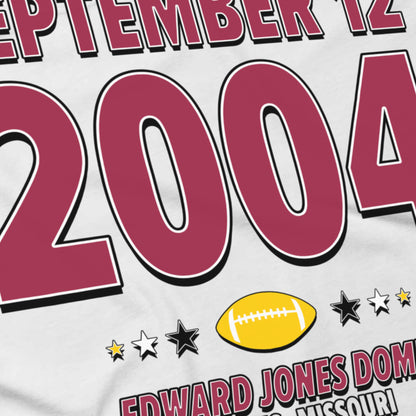 Arizona Football – September 12, 2004 – Origin Tee (Black & White)