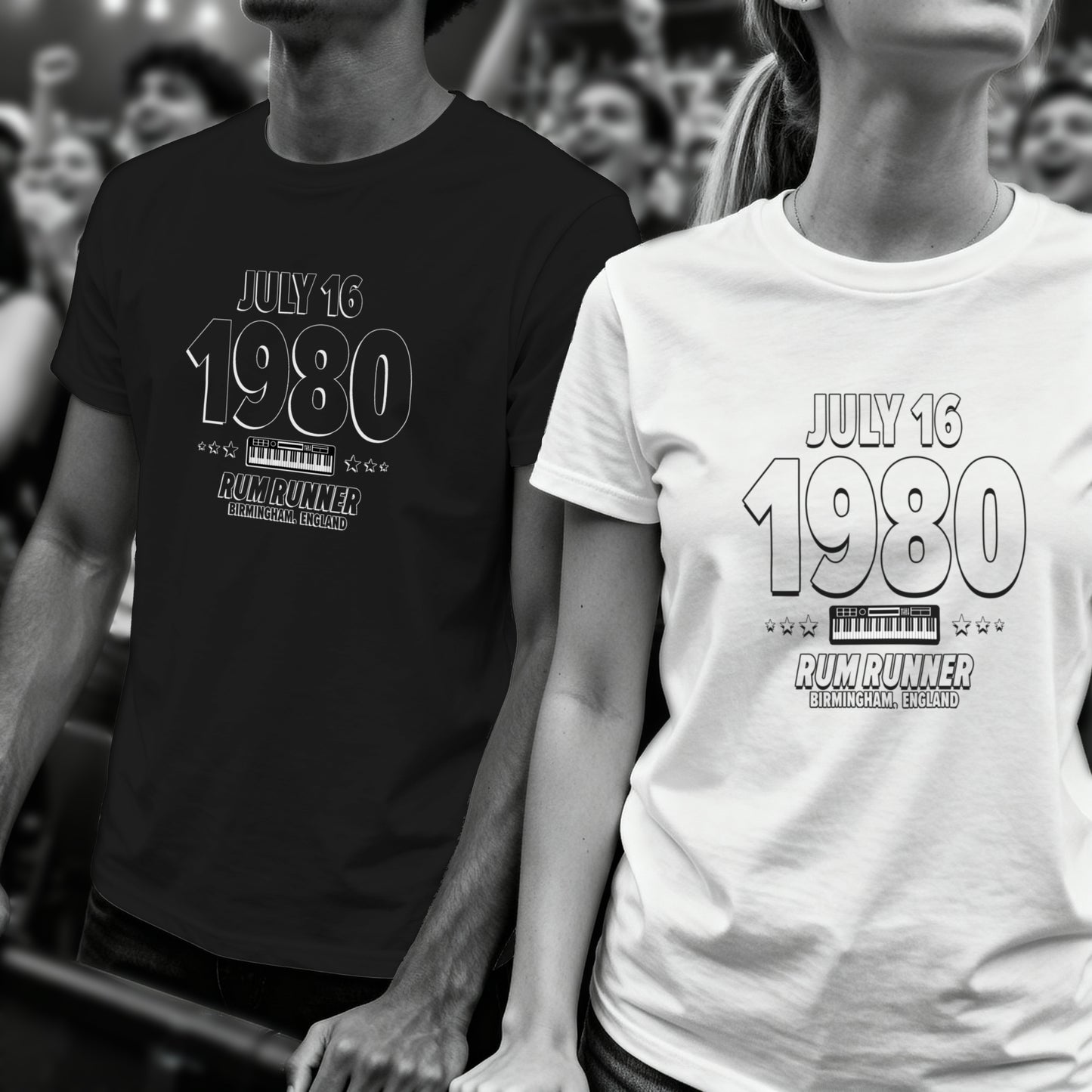 Glamour Wolves – 1980 – Origin Tee (Black & White)