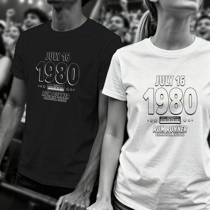 Glamour Wolves – 1980 – Origin Tee (Black & White)