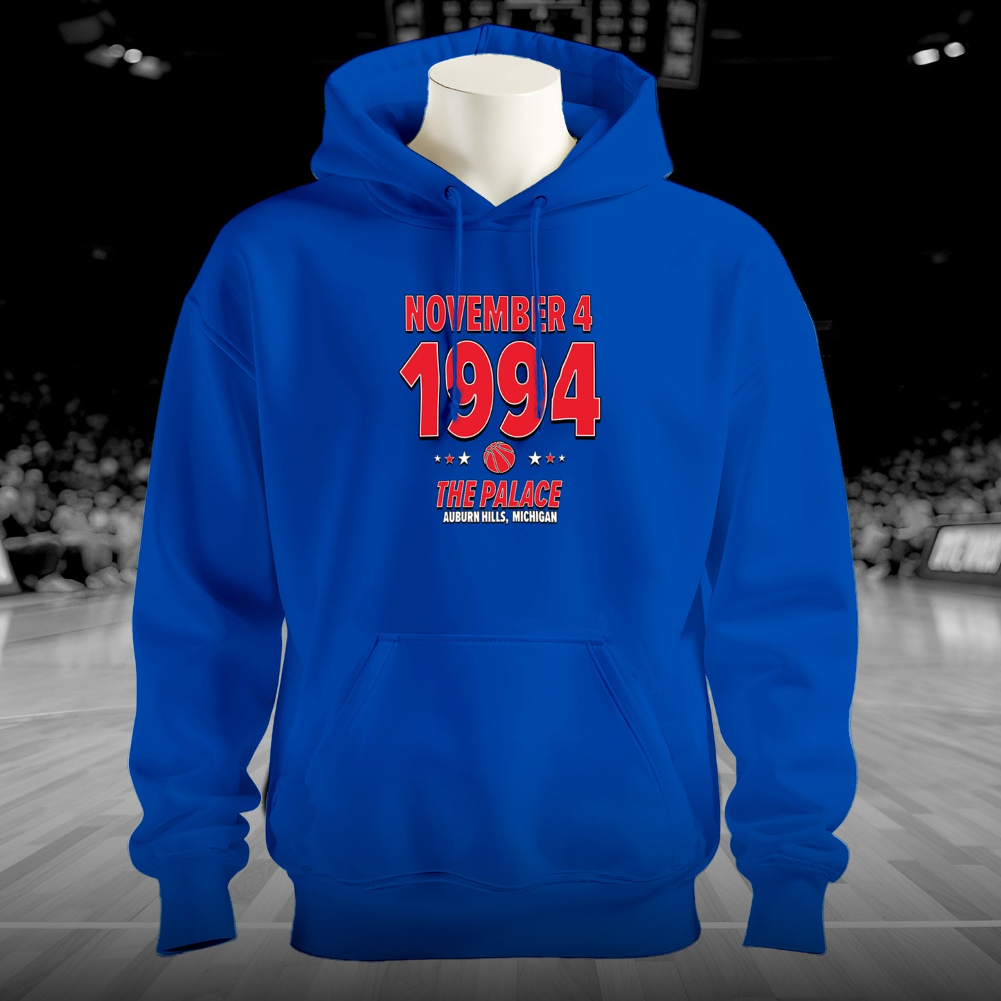 Detroit Basketball – November 4, 1994 – Hoodie