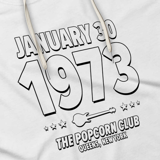 Rock Paint – 1973 – Hoodie (Black & White)