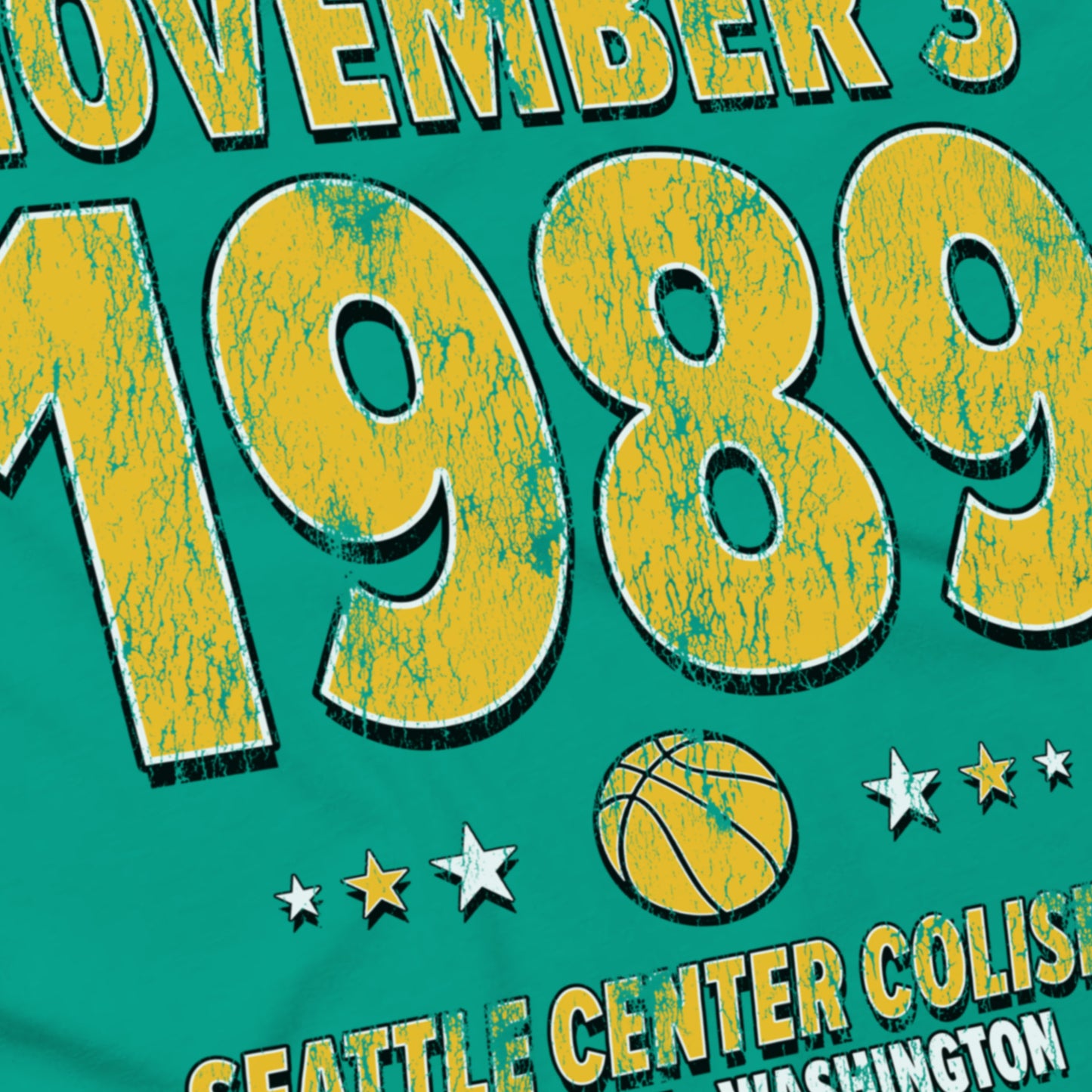 Seattle Basketball – November 3, 1989 – Comfort Colors