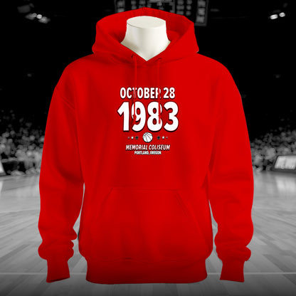 Portland Basketball – October 28, 1983 – Hoodie