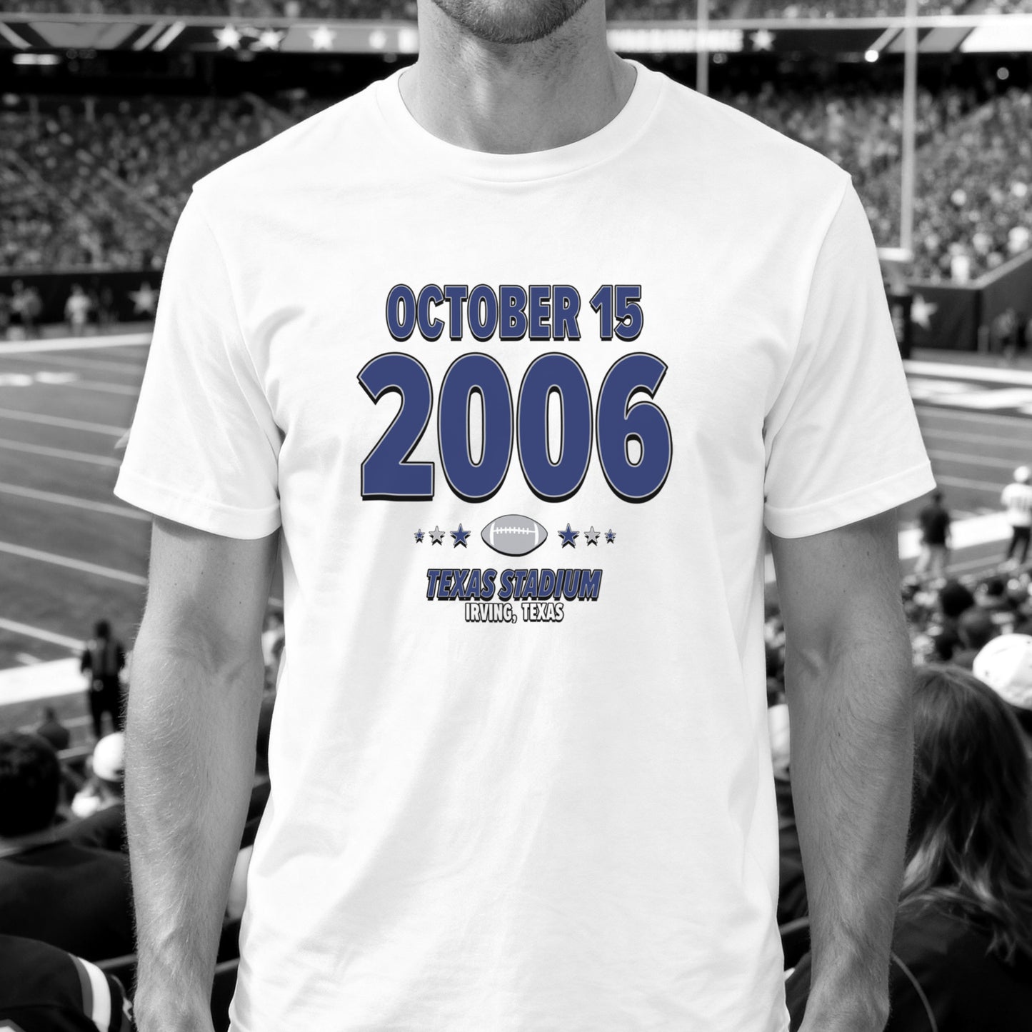 Dallas Football – October 15, 2006 – Origin Tee (Black & White)
