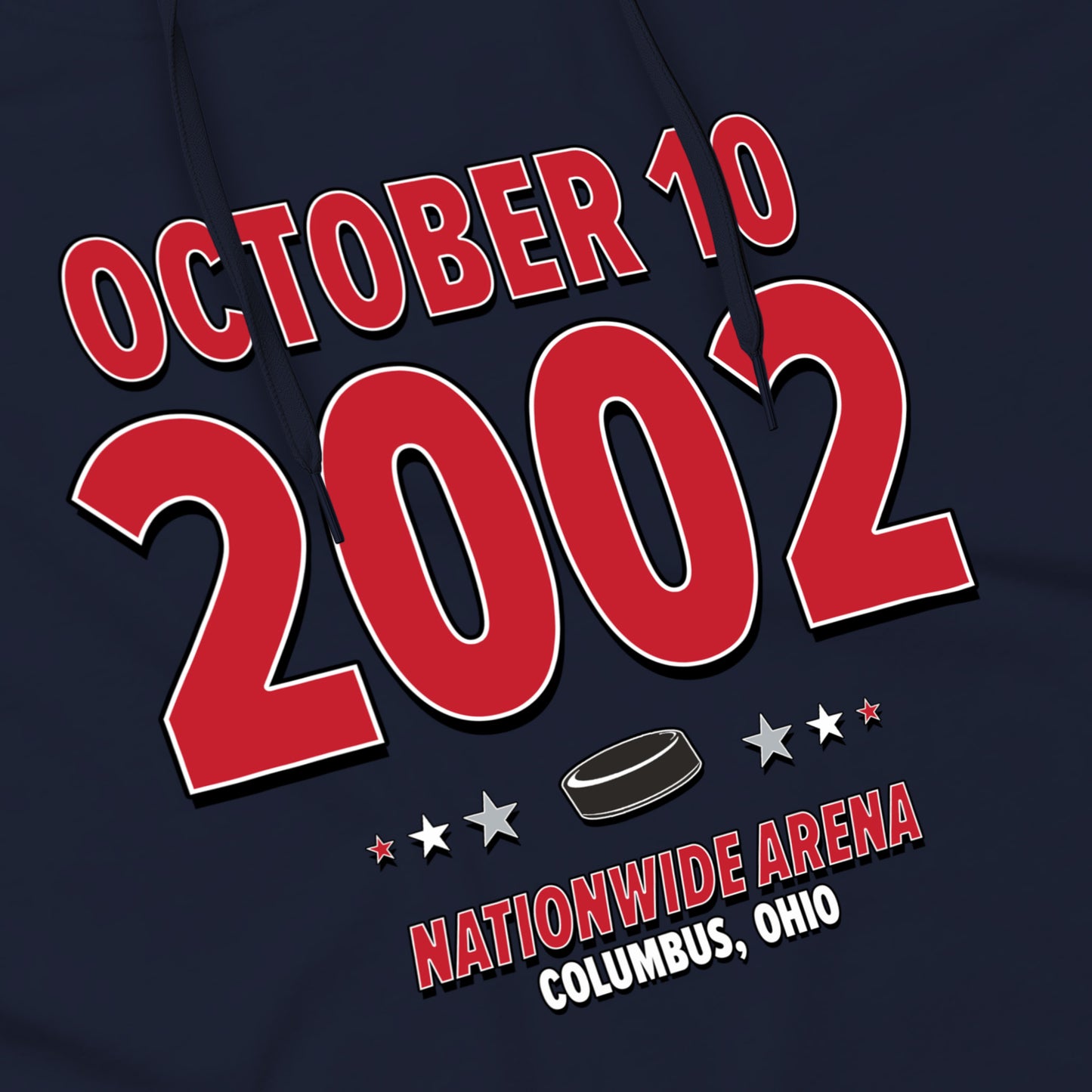 Columbus Hockey – October 10, 2002 – Hoodie