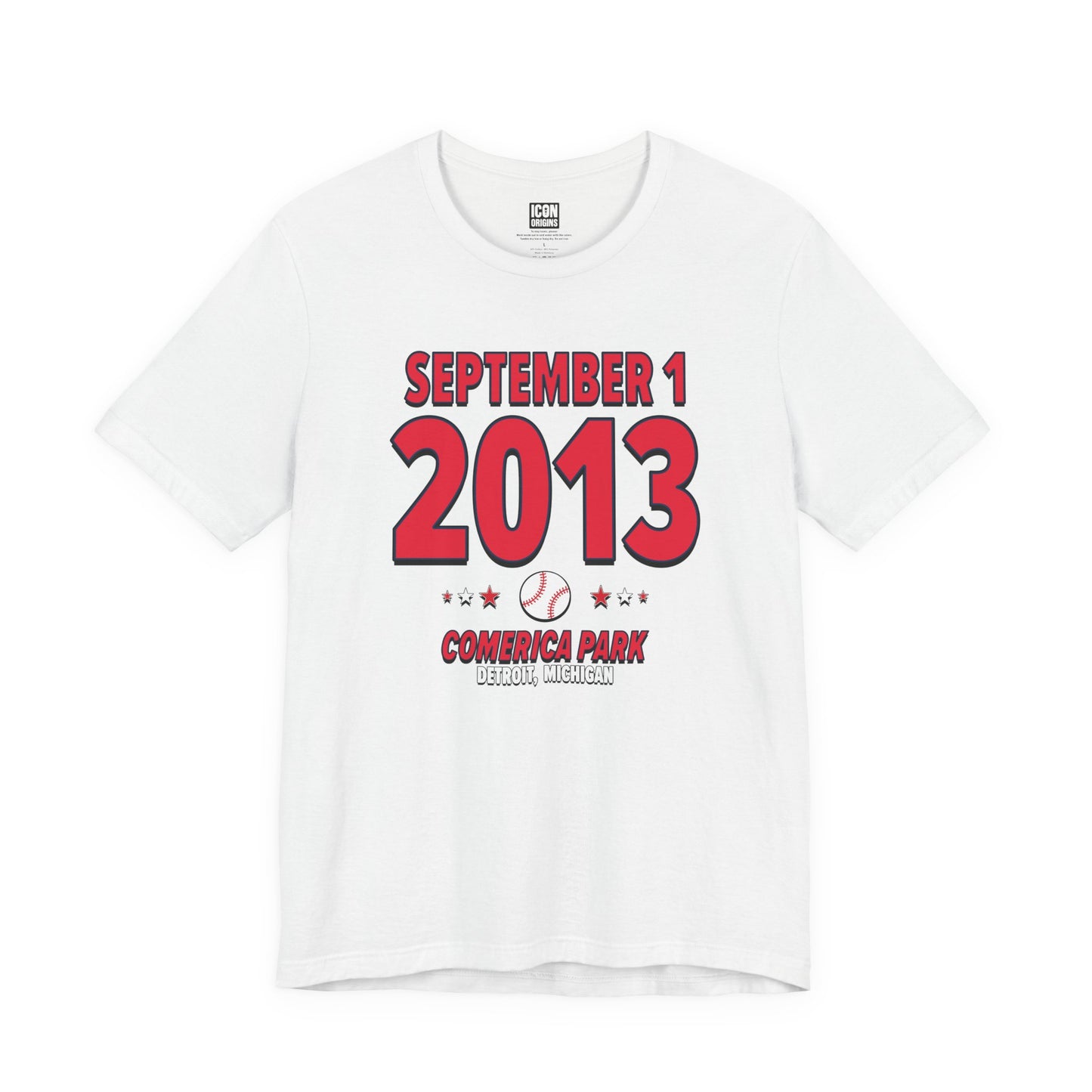 Cleveland Baseball – September 1, 2013 – Origin Tee (Black & White)