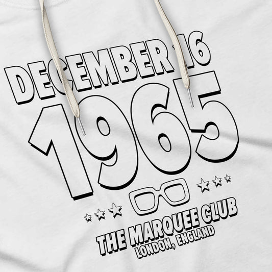Rocket Glam – 1965 – Hoodie (Black & White)