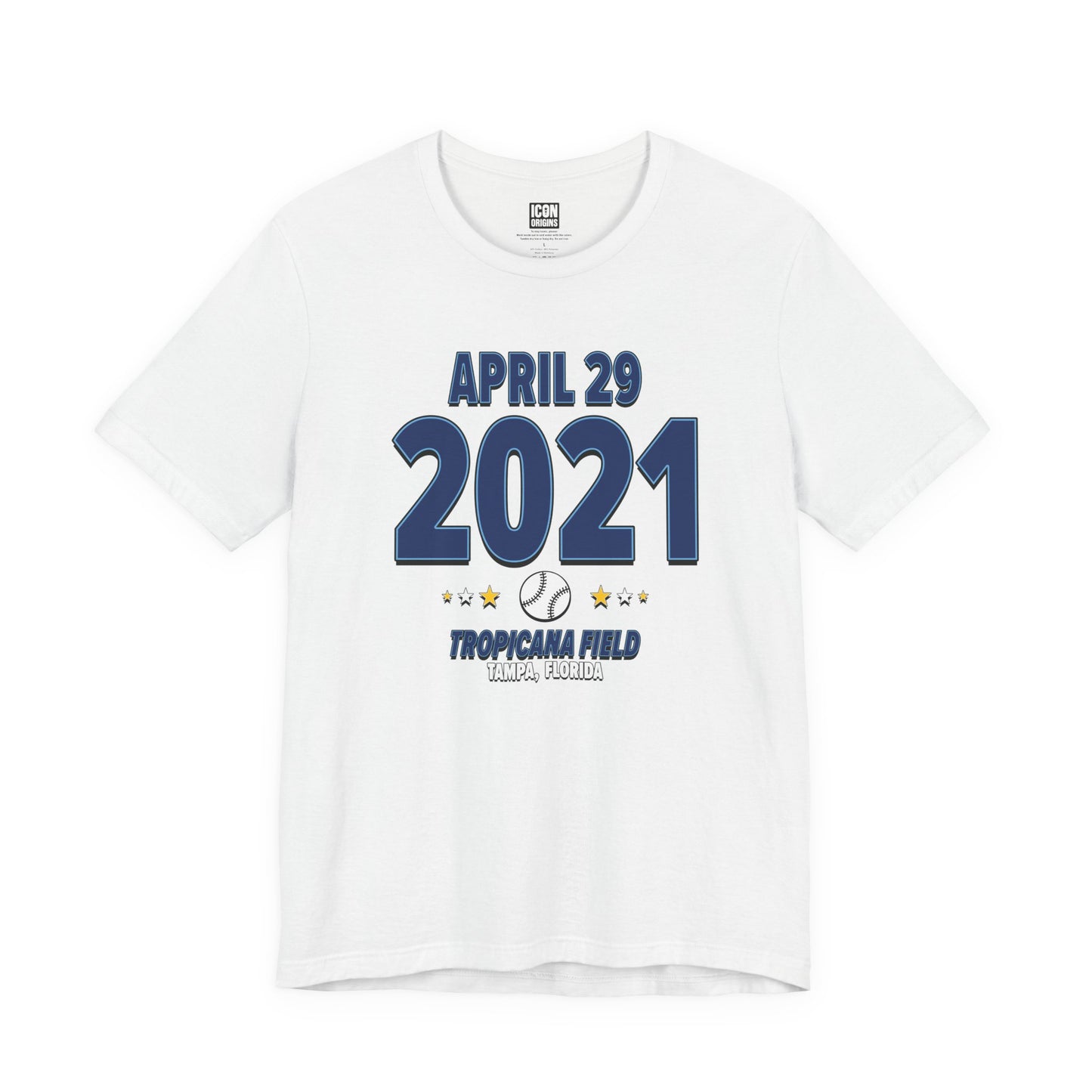 Tampa Bay Baseball – April 29, 2021 – Origin Tee (Black & White)