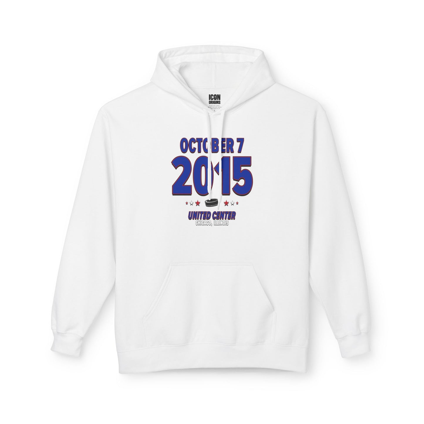 New York Hockey – October 7, 2015 – Hoodie (Black & White)
