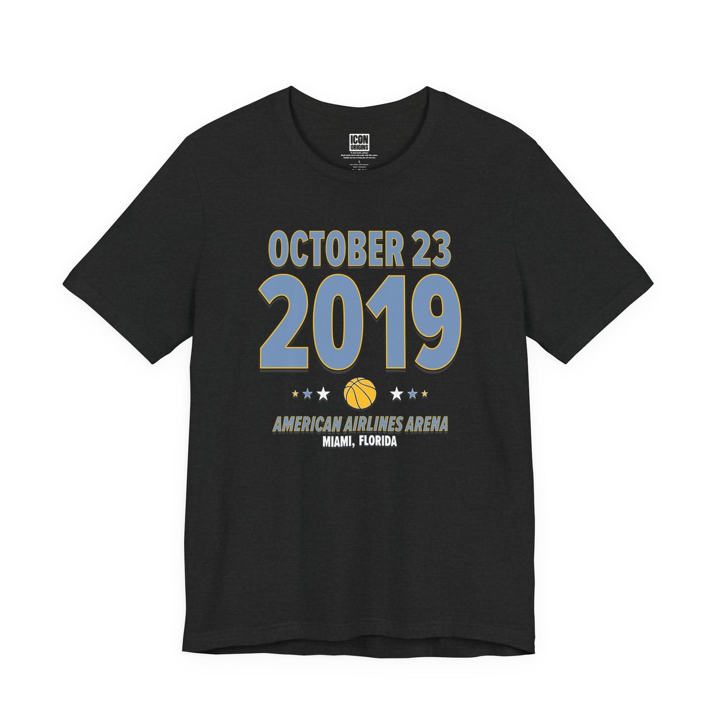 Memphis Basketball – October 23, 2019 – Origin Tee (Black & White)