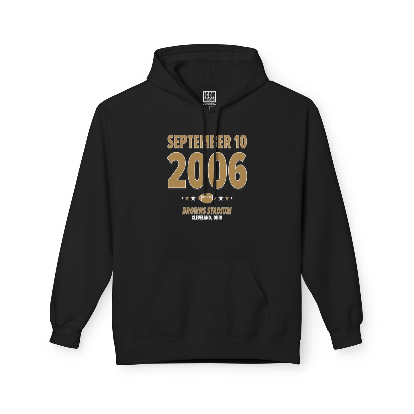 New Orleans Football – September 10, 2006 – Hoodie (Black & White)