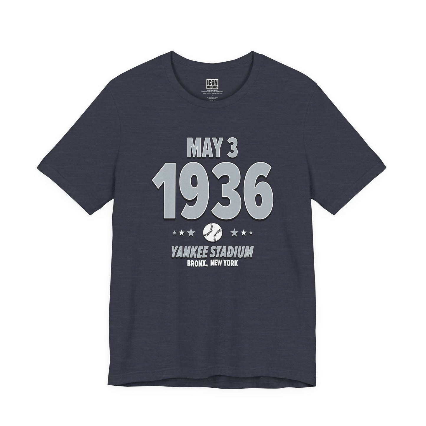 New York Baseball – May 3, 1936 – Origin Tee