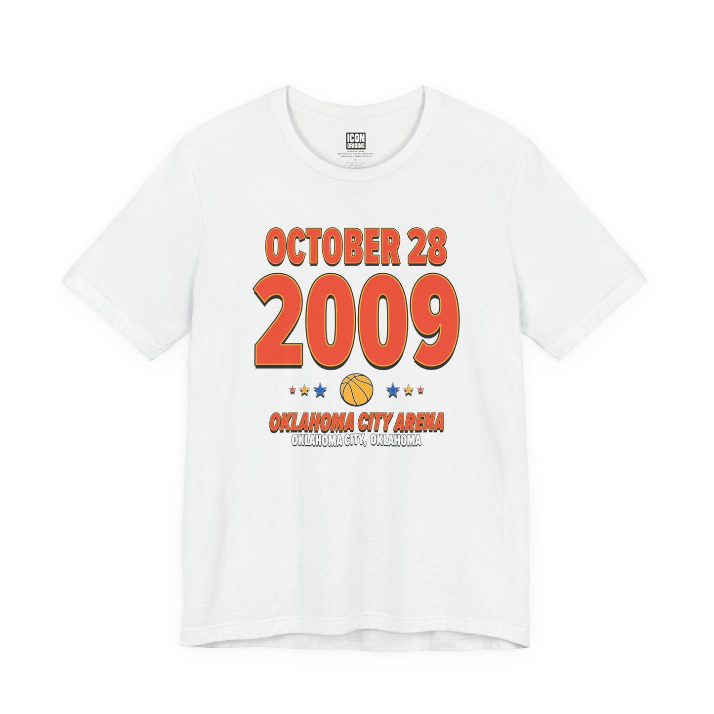Oklahoma City Basketball – October 28, 2009 – Origin Tee (Black & White)