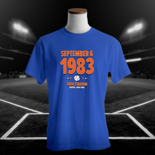 New York Baseball – September 6, 1983 – Origin Tee