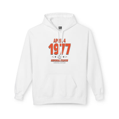 Baltimore Baseball – April 7, 1977 – Hoodie (Black & White)