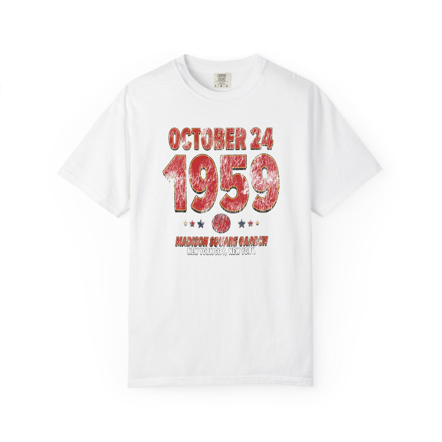 Philadelphia Basketball – October 24, 1959 – Comfort Colors (Black & White)