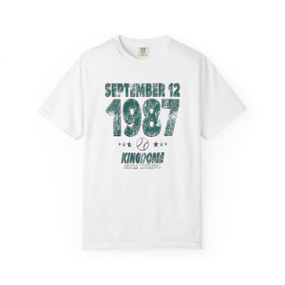 Seattle Baseball – September 12, 1987 – Comfort Colors (Black & White)