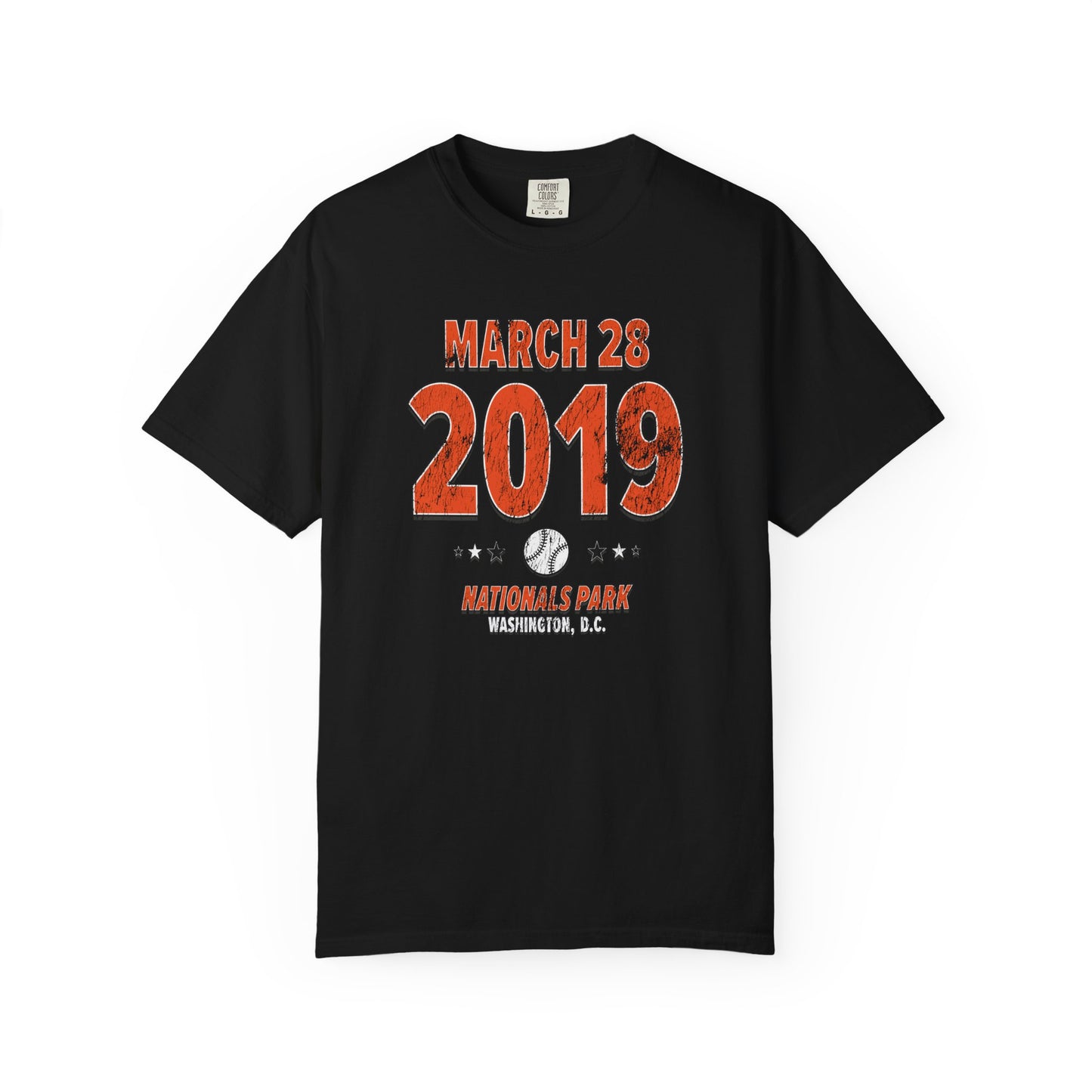 Baltimore Baseball – March 28, 2019 – Comfort Colors (Black & White)