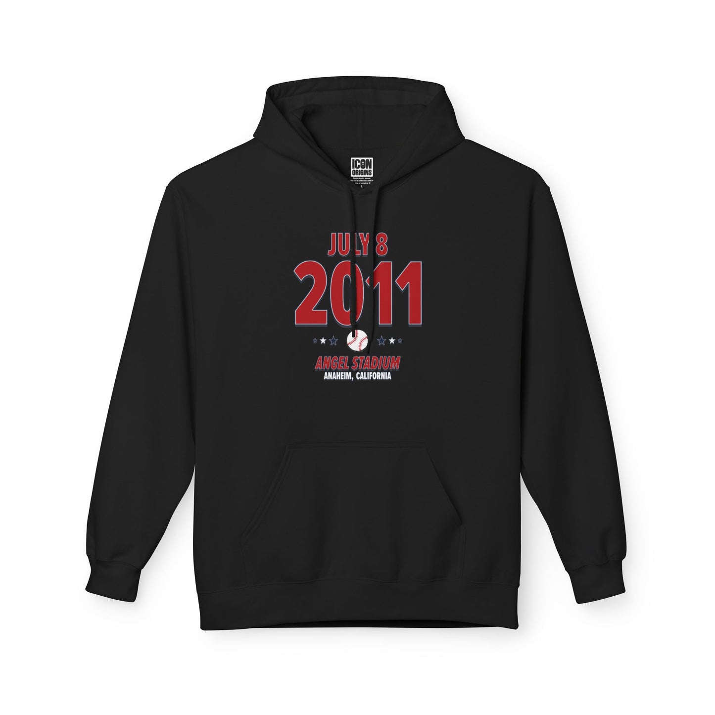 Los Angeles Baseball – July 8, 2011 – Hoodie (Black & White)