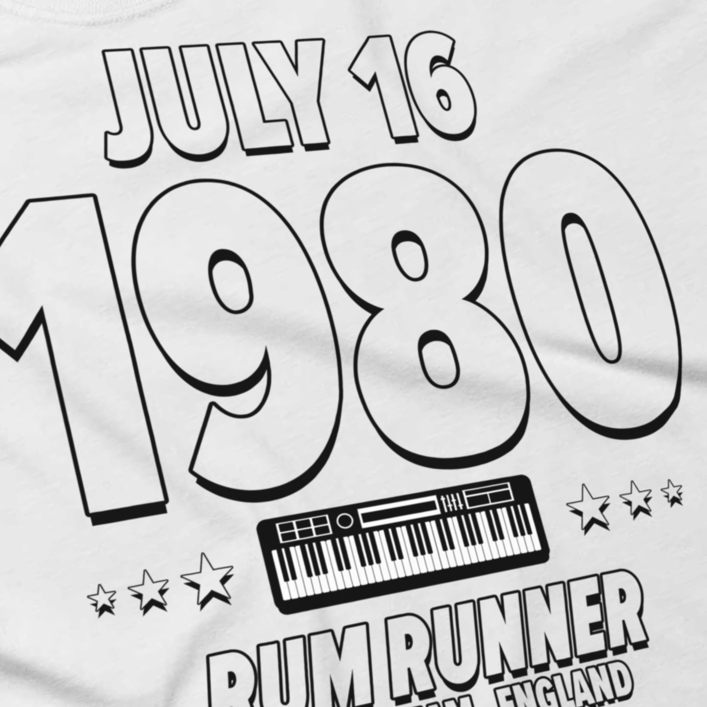 Glamour Wolves – 1980 – Origin Tee (Black & White)