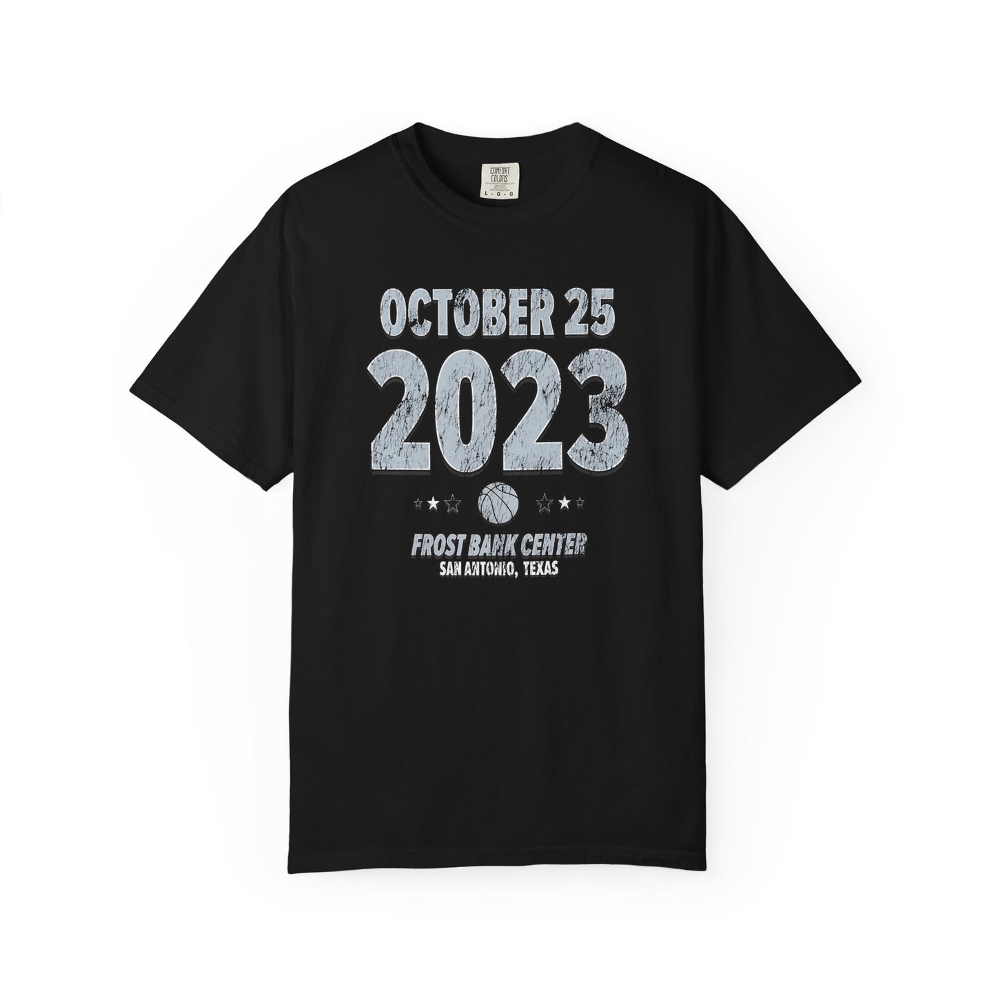 San Antonio Basketball – October 25, 2023 – Comfort Colors (Black & White)