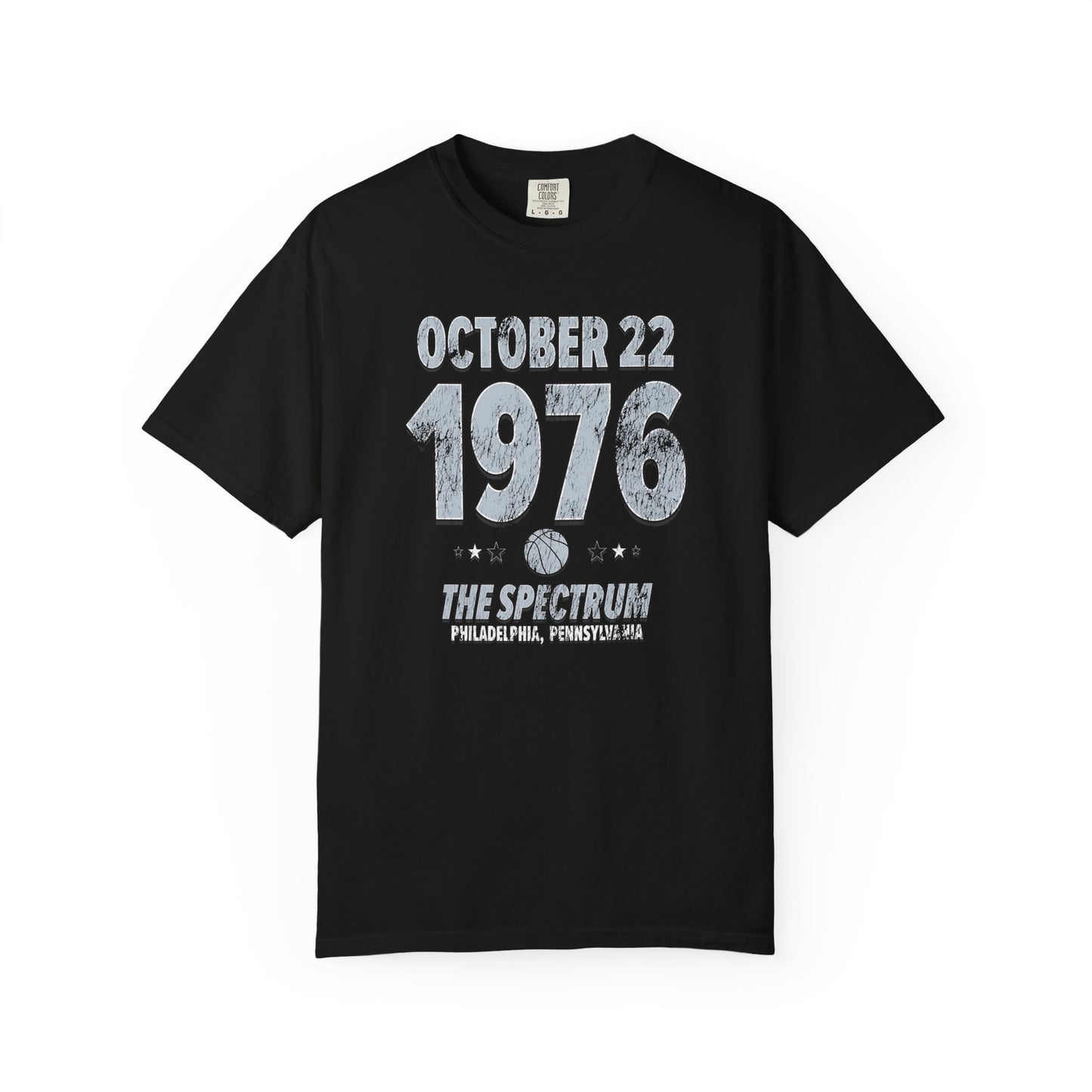 San Antonio Basketball – October 22, 1976 – Comfort Colors (Black & White)