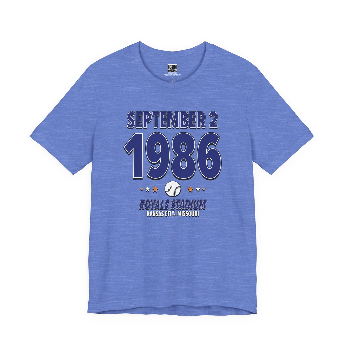 Kansas City Baseball – September 2, 1986 – Origin Tee