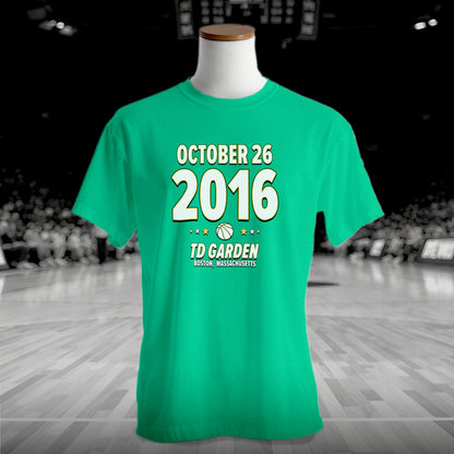 Boston Basketball – October 26, 2016 – Origin Tee