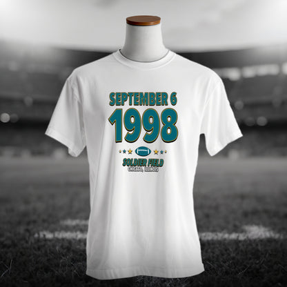 Jacksonville Football – September 6, 1998 – Origin Tee (Black & White)