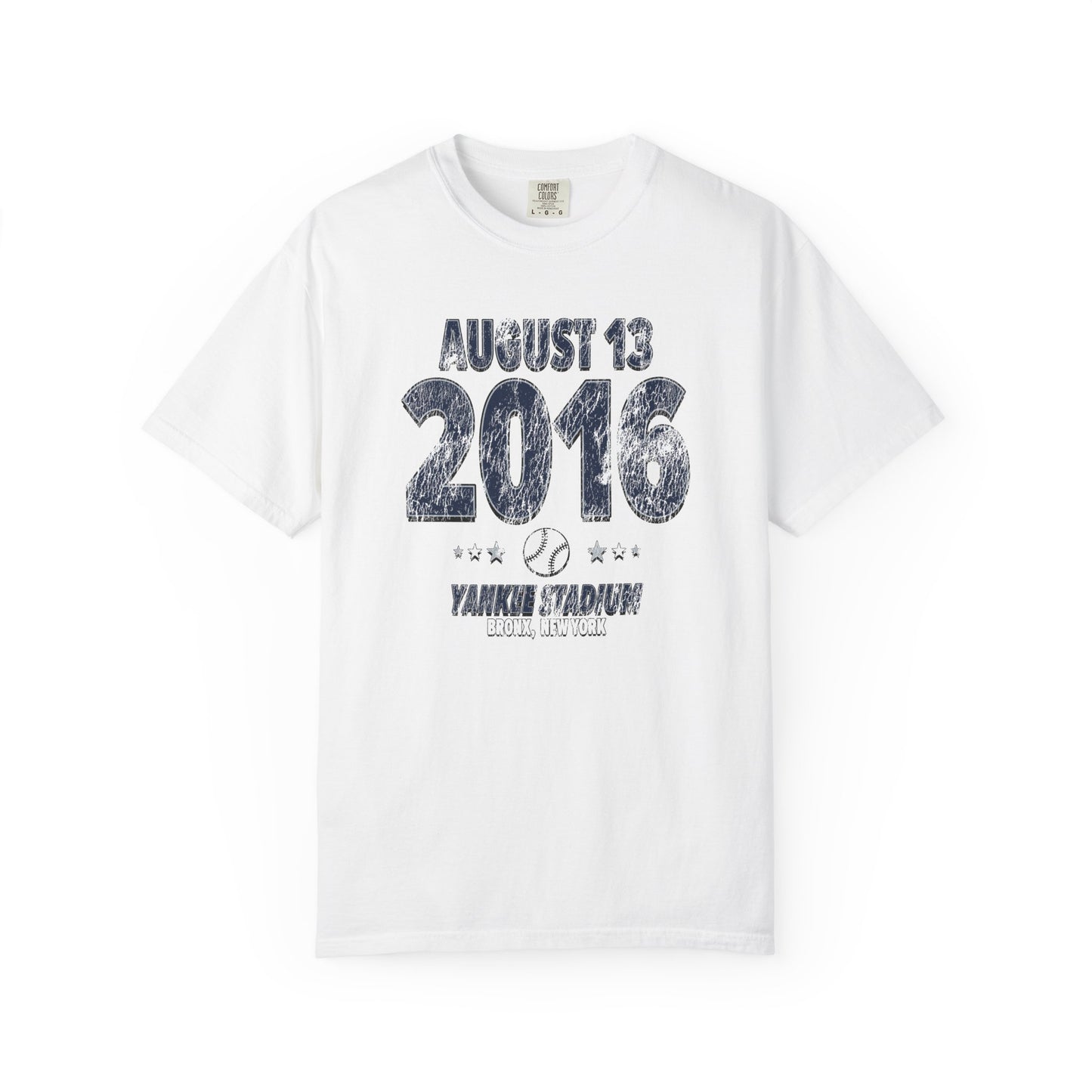 New York Baseball – August 13, 2016 – Comfort Colors (Black & White)