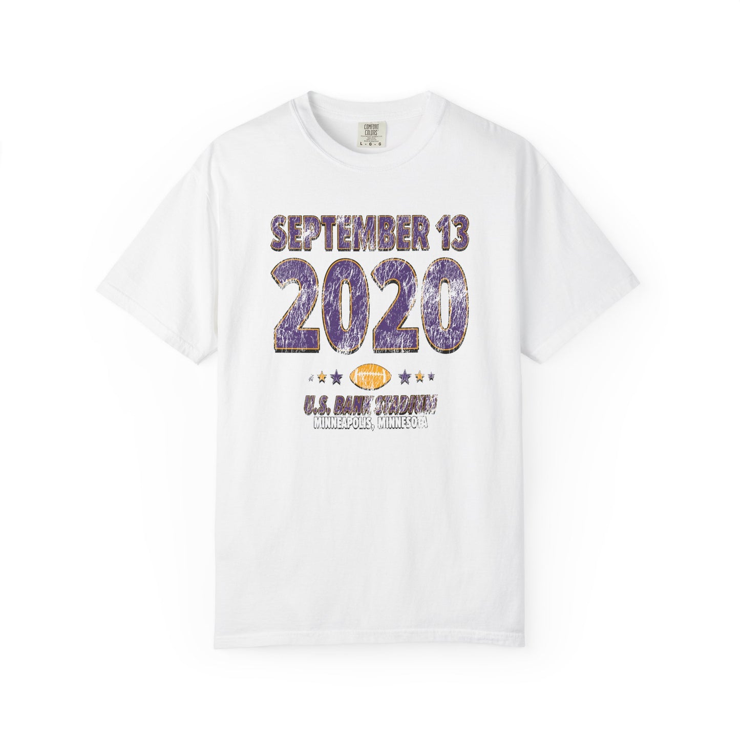 Minnesota Football – September 13, 2020 – Comfort Colors (Black & White)