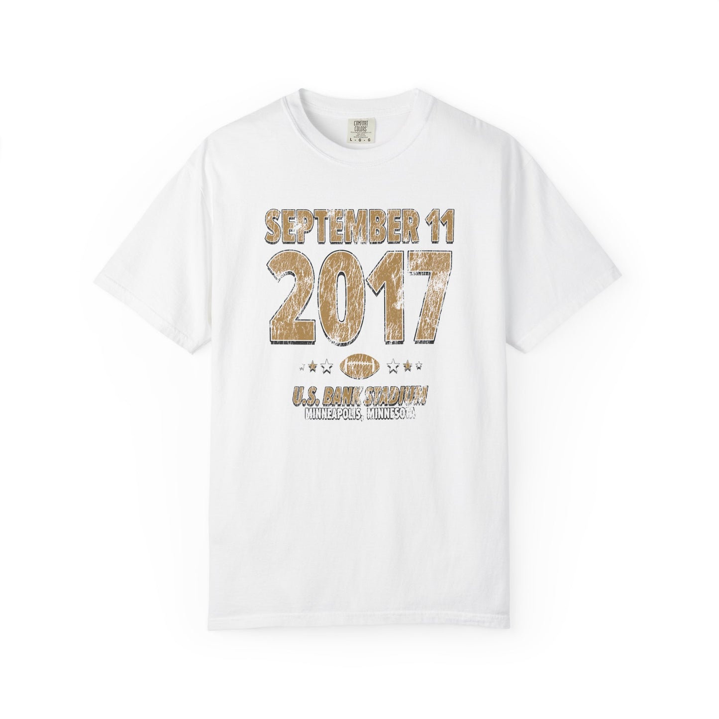 New Orleans Football – September 11, 2017 – Comfort Colors (Black & White)
