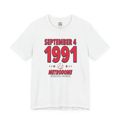 Cleveland Baseball – September 4, 1991 – Origin Tee (Black & White)