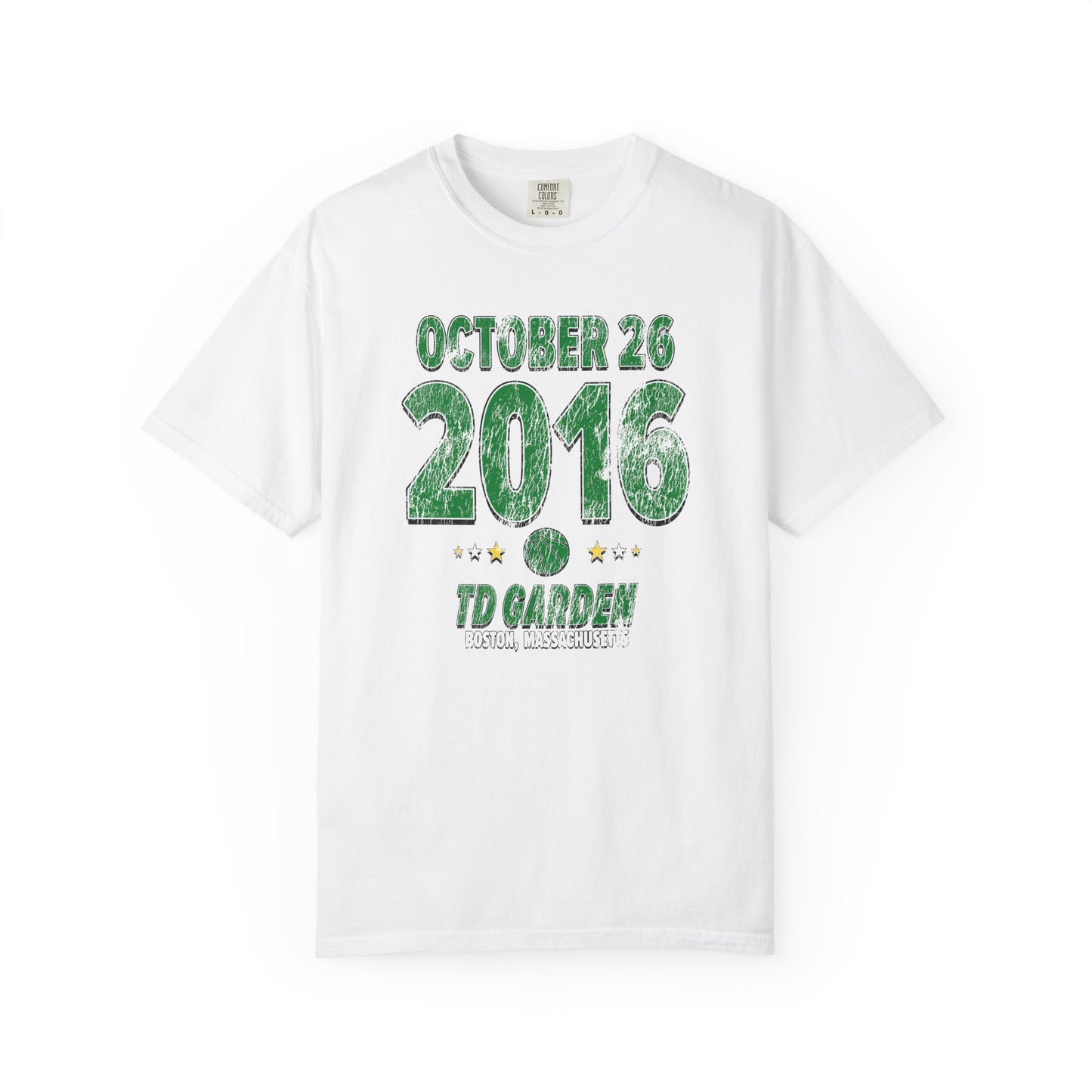 Boston Basketball – October 26, 2016 – Comfort Colors (Black & White)