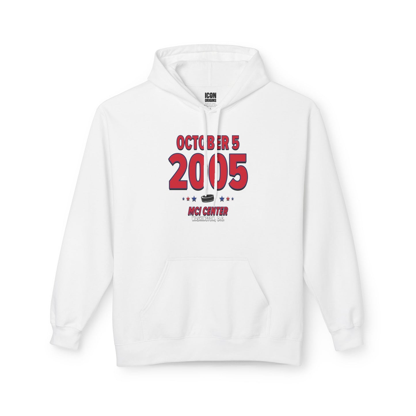 Washington Hockey – October 5, 2005 – Hoodie (Black & White)